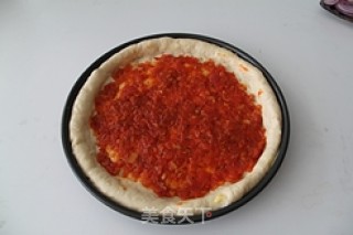 培根芝士Pizza的做法步骤：3