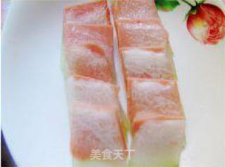 火腿冬瓜夹的做法步骤：4