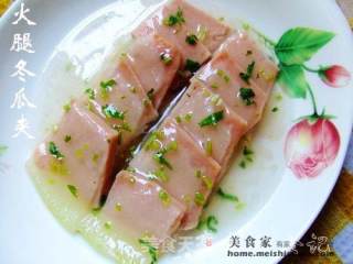 火腿冬瓜夹的做法步骤：4