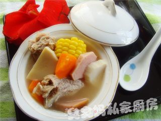 田园排骨汤的做法步骤：3