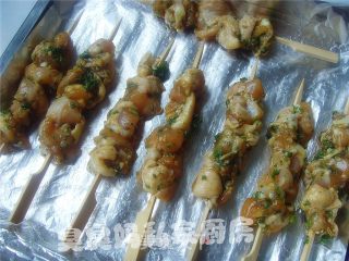 法香鸡肉串的做法步骤：4