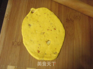 南瓜杏仁面包仔的做法步骤：2