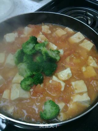 番茄豆腐的做法步骤：2