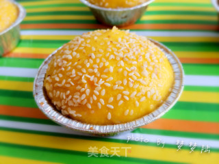 DIY宝宝食谱之南瓜芝麻发糕的做法