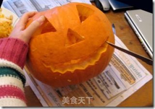制作南瓜灯的做法步骤：7