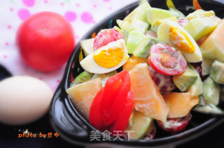番茄鸡蛋沙拉的做法