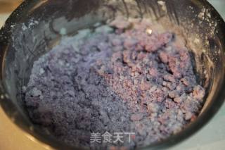 紫薯松糕的做法步骤：2