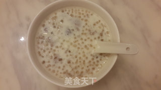香芋牛奶西米露的做法