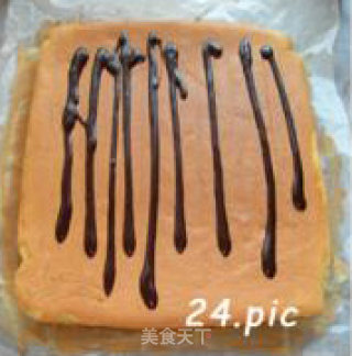 巧克力蛋卷的做法步骤：4