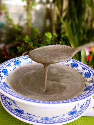 花生黑芝麻糊的做法