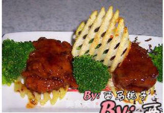 照烧鸡腿饭的做法步骤：4