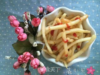 炸薯条的做法