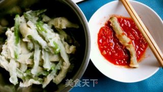 豆角沾片子的做法