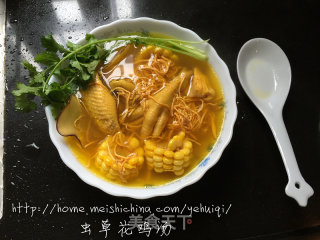 虫草花鸡汤的做法