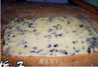 蔓越莓饼干棒的做法步骤：3