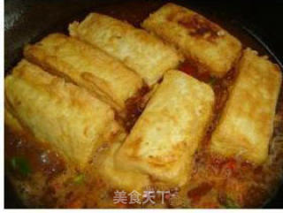 锅煎豆腐的做法步骤：3