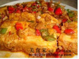 锅煎豆腐的做法步骤：3
