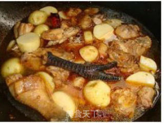 鸡仔烧土豆的做法步骤：3