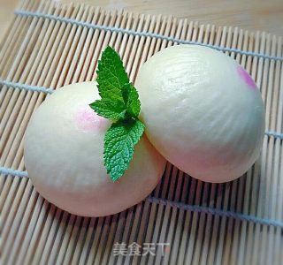 喜字白面馒头的做法