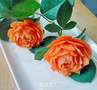 雕刻花的制作的做法