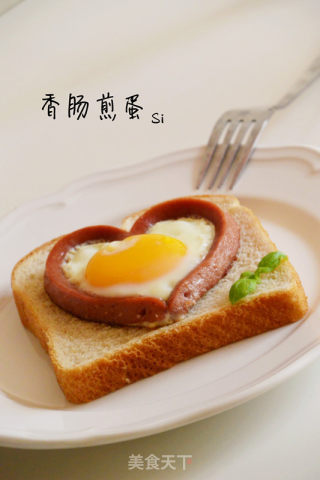 香肠煎蛋的做法