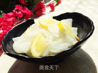 柠檬腌白萝卜的做法