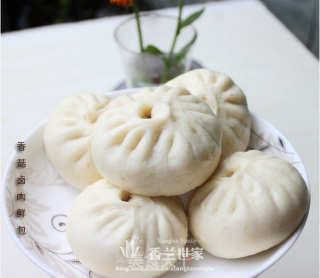 香菇卤肉鲜包的做法