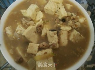 肉末豆豉烧豆腐的做法