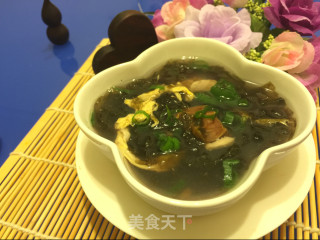蚝干紫菜蛋花汤的做法