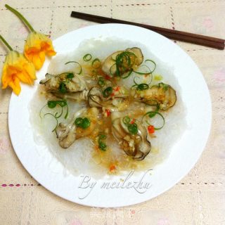 蒜蓉粉丝蒸生蚝的做法