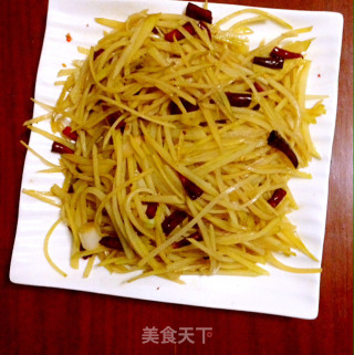 酸辣土豆丝的做法