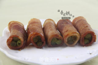 培根卷豆角的做法