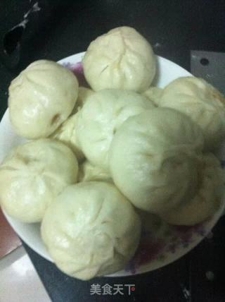 素馅青菜香菇包子--简单制作版的做法