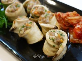 大菇菇卷的做法