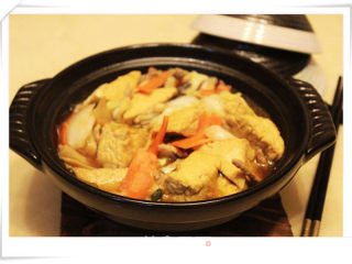 白菜豆腐锅的做法