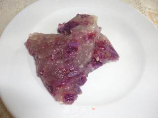 紫薯水晶粽的做法