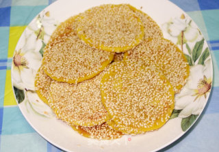 奶香芝麻南瓜饼的做法