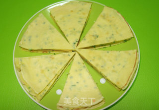 韭菜鸡蛋饼的做法