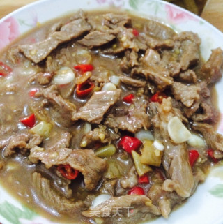 泡椒牛肉的做法