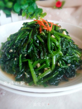 秘汁菠菜 —附宝妈凉拌油的做法的做法