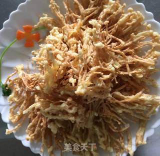 椒盐金针菇的做法