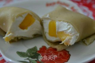 芒果班戟的做法