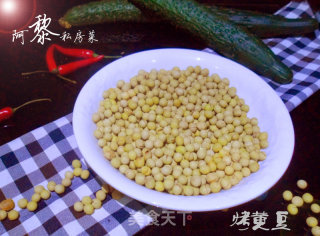 烤黄豆的做法