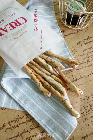 芝麻磨牙棒的做法