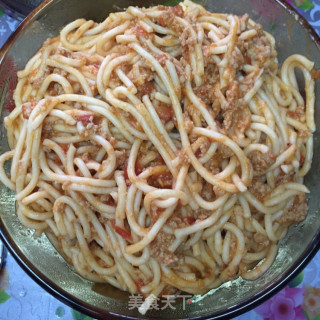 肉酱意粉的做法