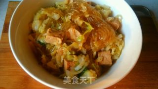 白菜豆腐炖粉条的做法