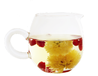 菊花枸杞蜂蜜茶的做法