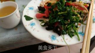 凉拌苜蓿的做法