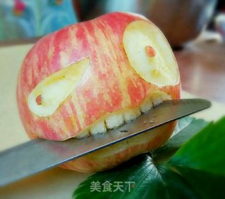 苹果表情刻法的做法