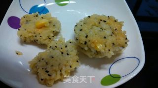 香酥蛋米饼的做法